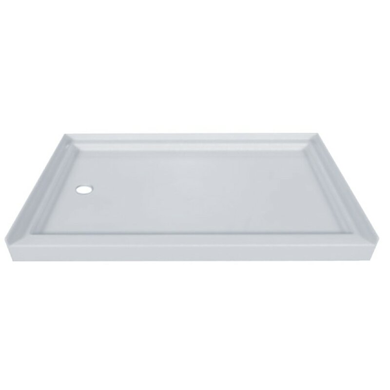 Valley Acrylic Ltd. 32" x 54" Single Threshold Shower Base Wayfair.ca